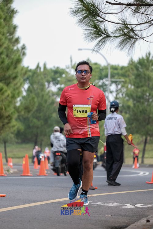 Race photo from CISANGKAN KBP CITY RUN 2025