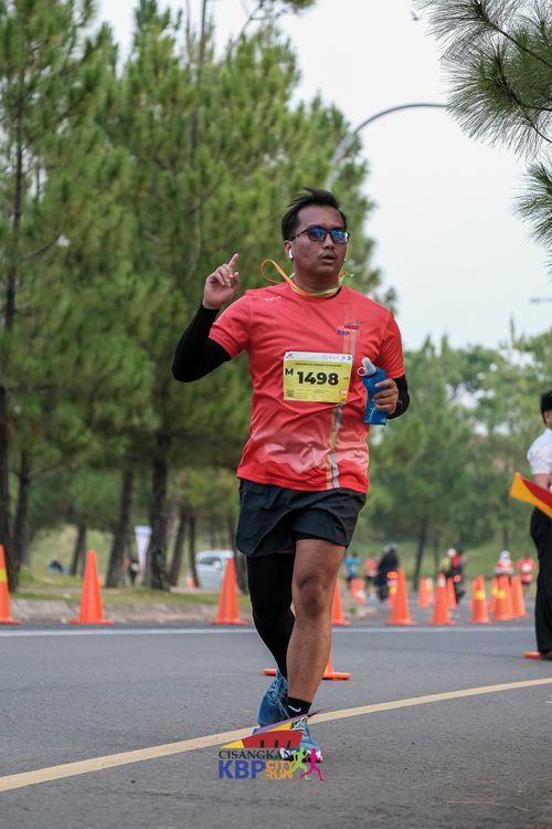 Race photo from CISANGKAN KBP CITY RUN 2025