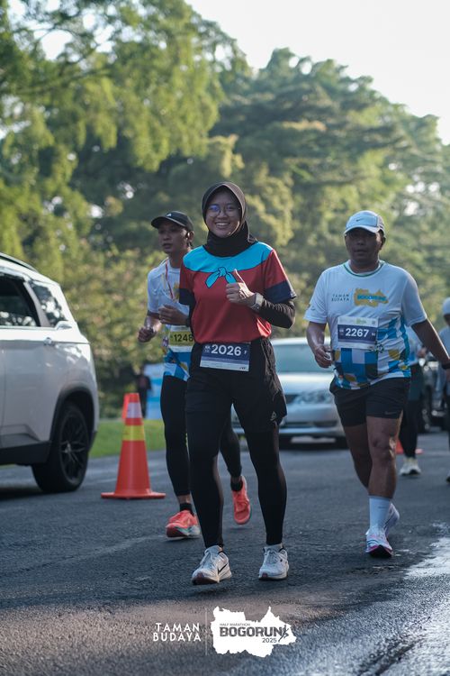 Race photo from Taman Budaya x BOGORUN 2025