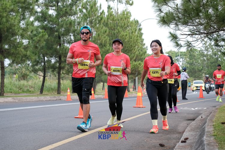 Race photo from CISANGKAN KBP CITY RUN 2025
