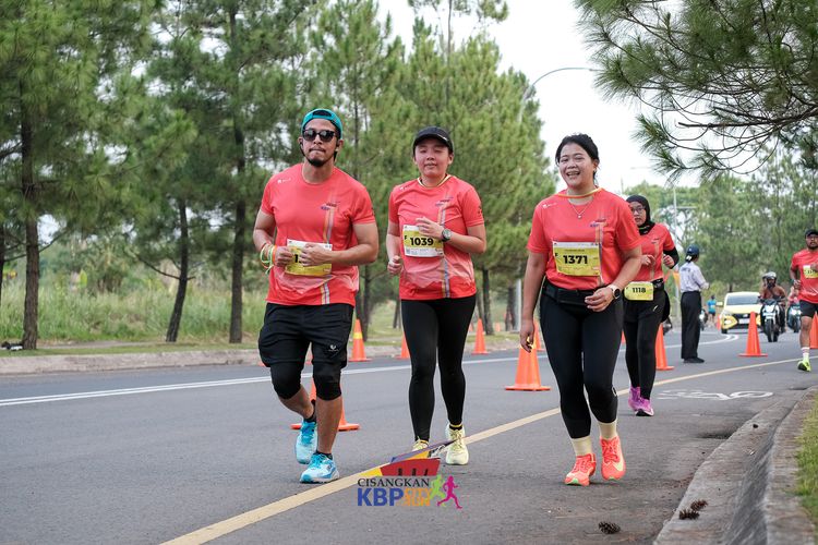 Race photo from CISANGKAN KBP CITY RUN 2025