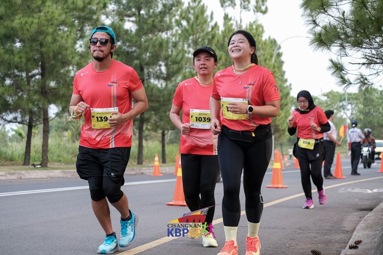 Race photo from CISANGKAN KBP CITY RUN 2025