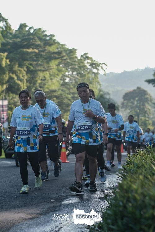 Race photo from Taman Budaya x BOGORUN 2025