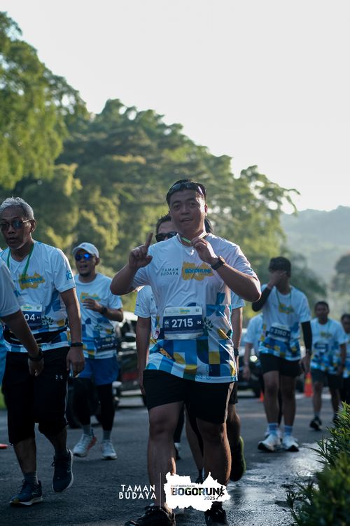 Race photo from Taman Budaya x BOGORUN 2025
