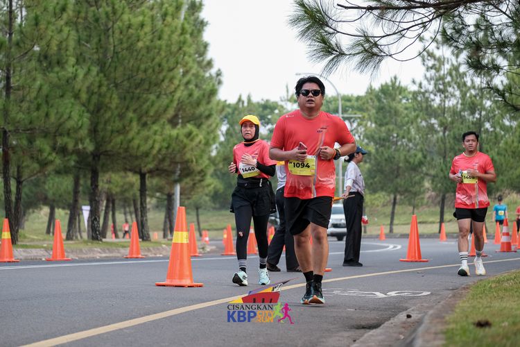 Race photo from CISANGKAN KBP CITY RUN 2025