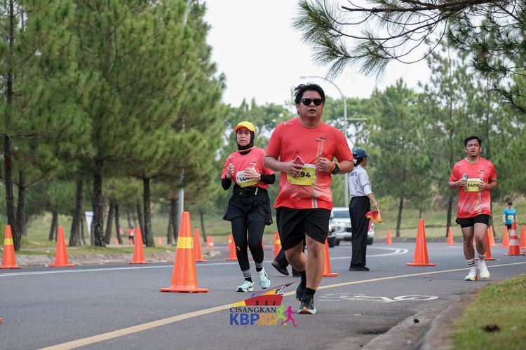 Race photo from CISANGKAN KBP CITY RUN 2025