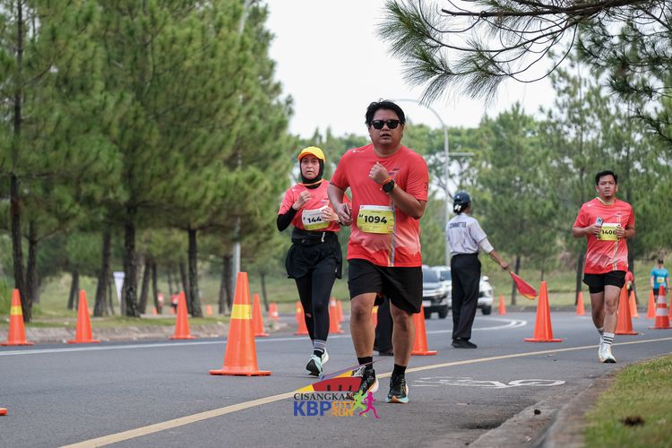 Race photo from CISANGKAN KBP CITY RUN 2025