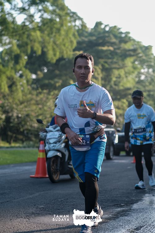 Race photo from Taman Budaya x BOGORUN 2025