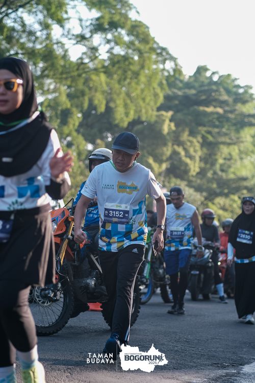 Race photo from Taman Budaya x BOGORUN 2025