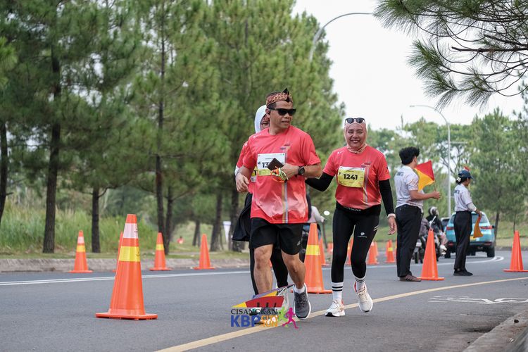 Race photo from CISANGKAN KBP CITY RUN 2025