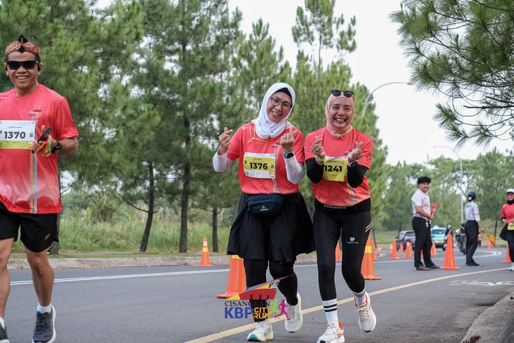 Race photo from CISANGKAN KBP CITY RUN 2025