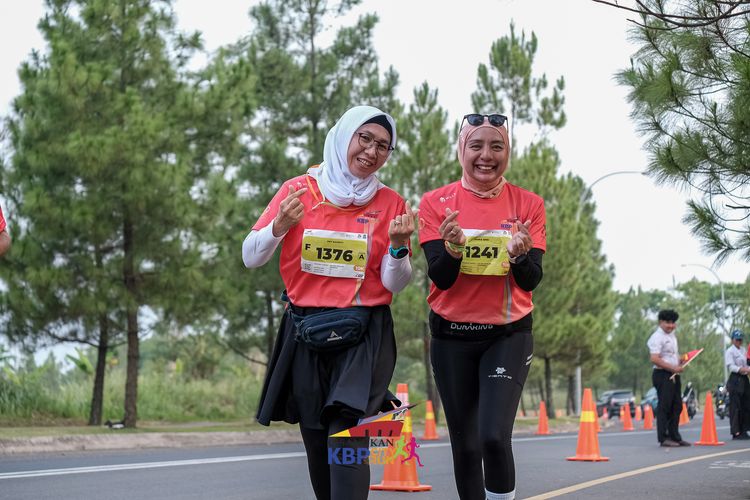 Race photo from CISANGKAN KBP CITY RUN 2025