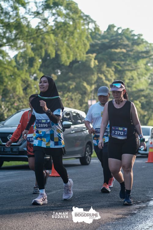 Race photo from Taman Budaya x BOGORUN 2025