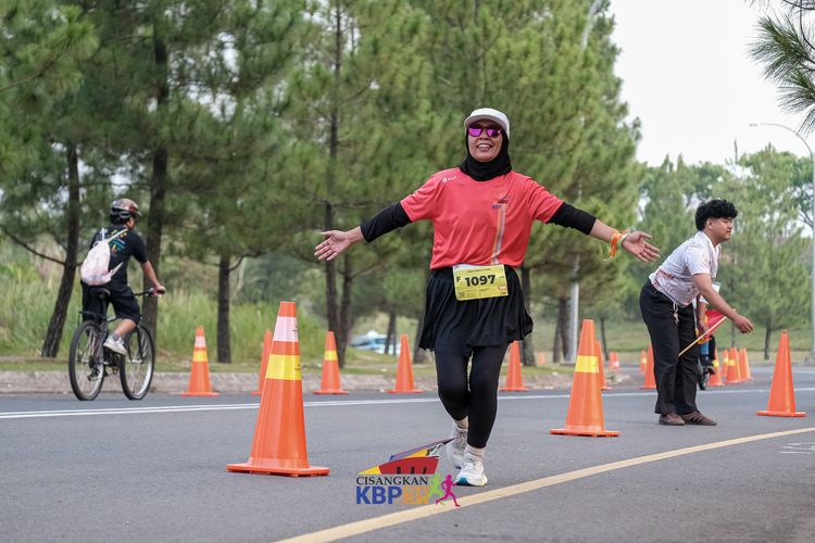 Race photo from CISANGKAN KBP CITY RUN 2025