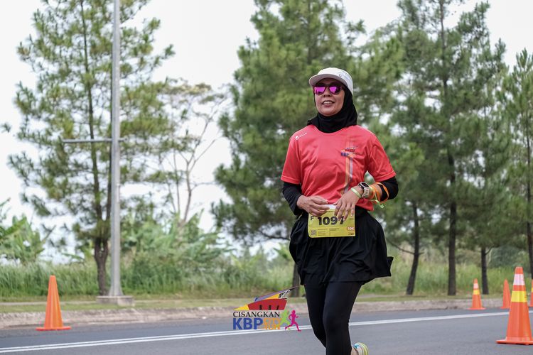 Race photo from CISANGKAN KBP CITY RUN 2025