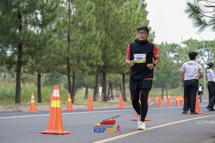 Race photo from CISANGKAN KBP CITY RUN 2025
