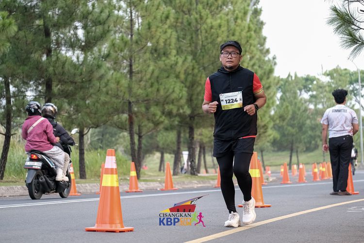 Race photo from CISANGKAN KBP CITY RUN 2025