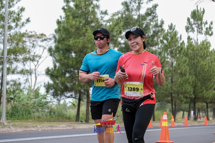 Race photo from CISANGKAN KBP CITY RUN 2025