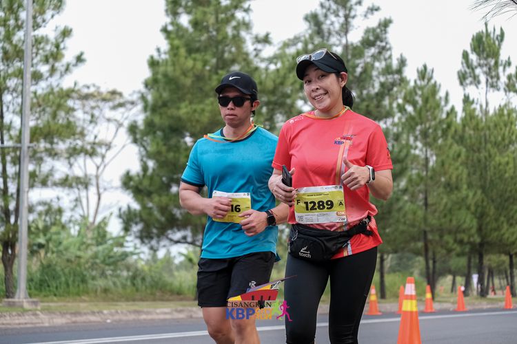 Race photo from CISANGKAN KBP CITY RUN 2025