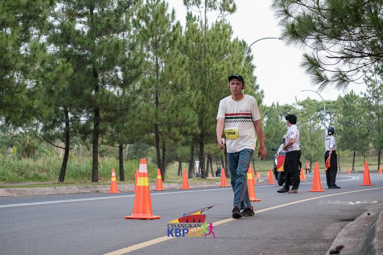 Race photo from CISANGKAN KBP CITY RUN 2025