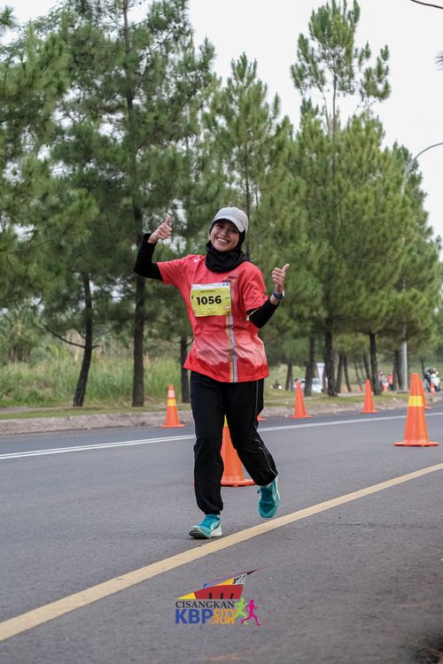 Race photo from CISANGKAN KBP CITY RUN 2025