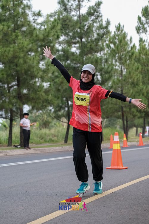 Race photo from CISANGKAN KBP CITY RUN 2025