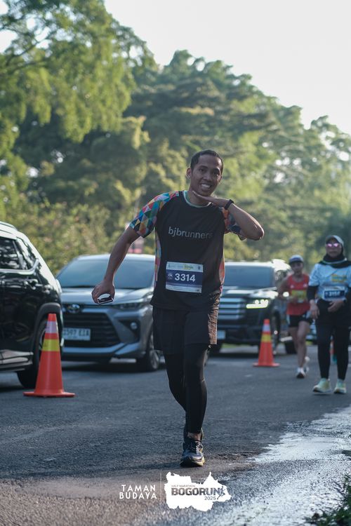 Race photo from Taman Budaya x BOGORUN 2025