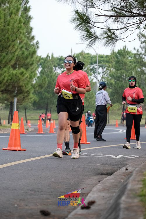 Race photo from CISANGKAN KBP CITY RUN 2025