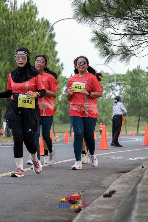 Race photo from CISANGKAN KBP CITY RUN 2025