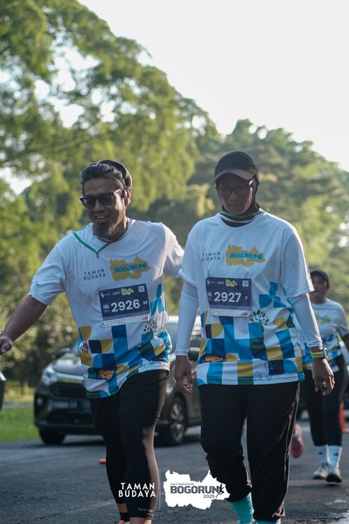 Race photo from Taman Budaya x BOGORUN 2025