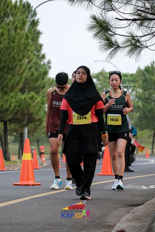 Race photo from CISANGKAN KBP CITY RUN 2025