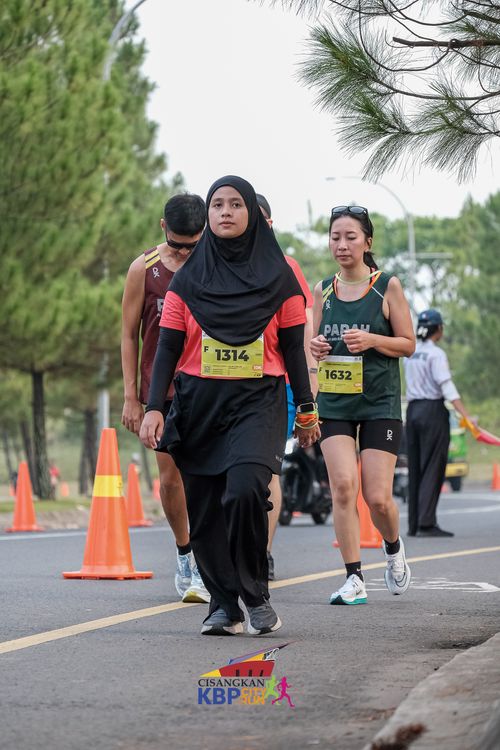 Race photo from CISANGKAN KBP CITY RUN 2025