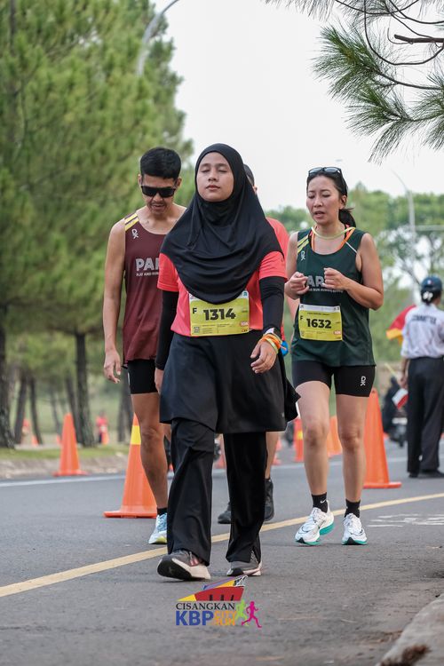 Race photo from CISANGKAN KBP CITY RUN 2025