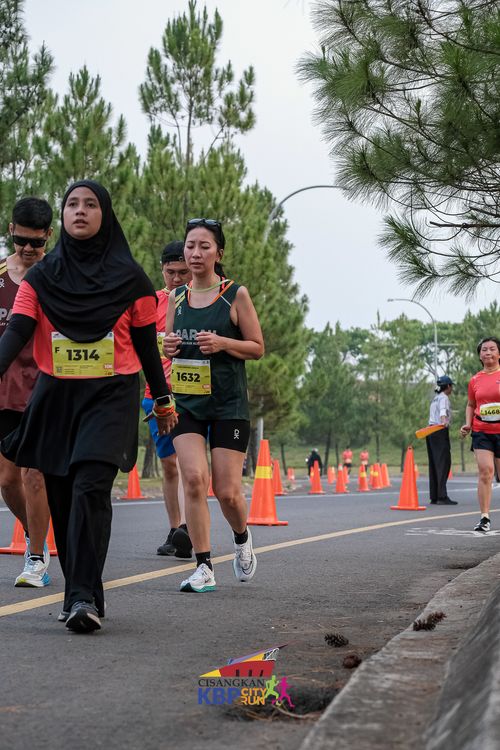 Race photo from CISANGKAN KBP CITY RUN 2025