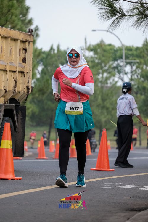 Race photo from CISANGKAN KBP CITY RUN 2025