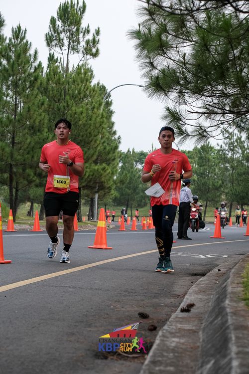Race photo from CISANGKAN KBP CITY RUN 2025