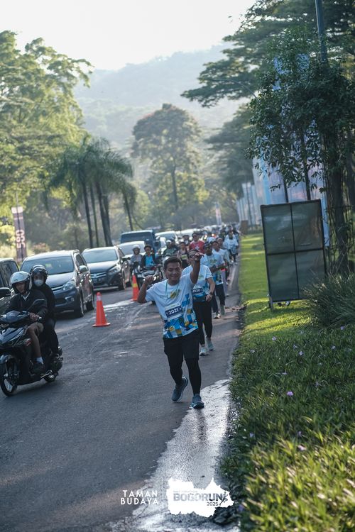 Race photo from Taman Budaya x BOGORUN 2025