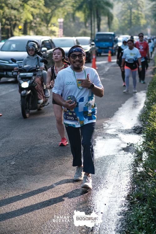 Race photo from Taman Budaya x BOGORUN 2025