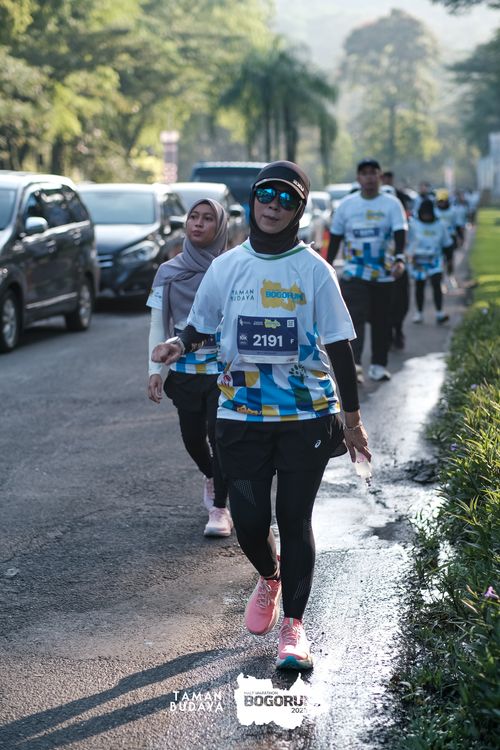 Race photo from Taman Budaya x BOGORUN 2025