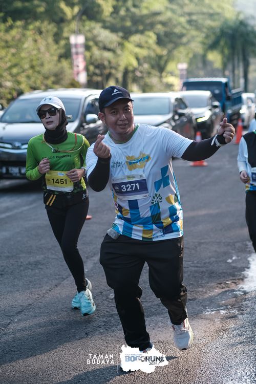 Race photo from Taman Budaya x BOGORUN 2025