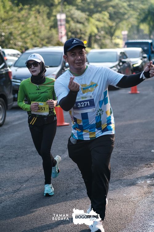 Race photo from Taman Budaya x BOGORUN 2025