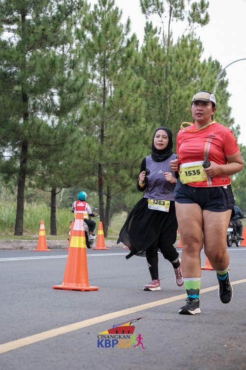Race photo from CISANGKAN KBP CITY RUN 2025