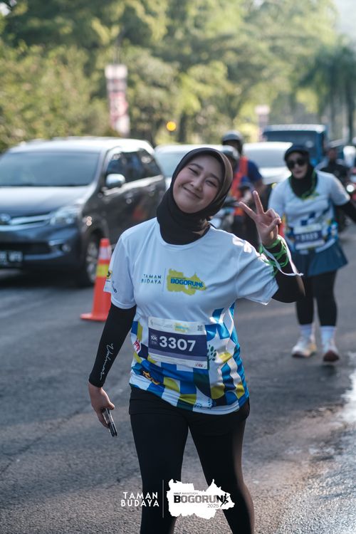 Race photo from Taman Budaya x BOGORUN 2025
