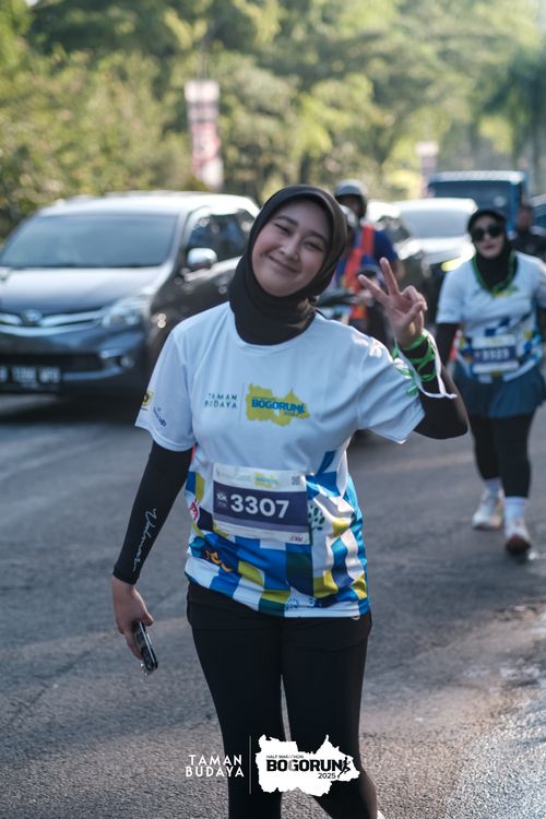 Race photo from Taman Budaya x BOGORUN 2025