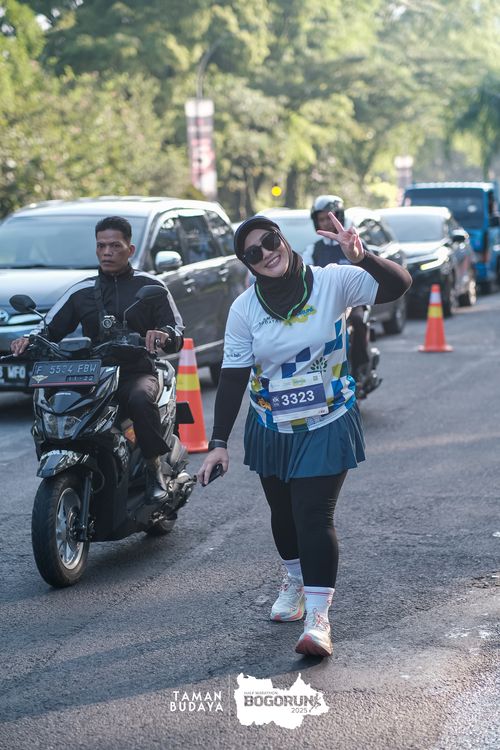 Race photo from Taman Budaya x BOGORUN 2025