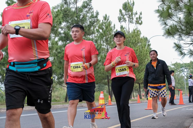 Race photo from CISANGKAN KBP CITY RUN 2025