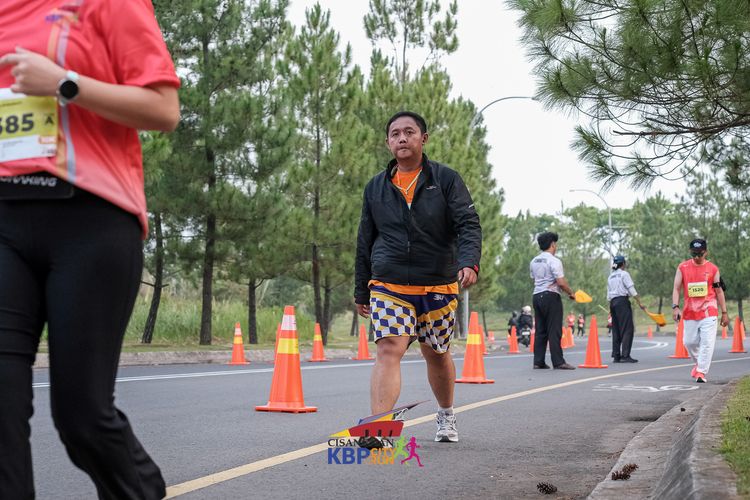 Race photo from CISANGKAN KBP CITY RUN 2025