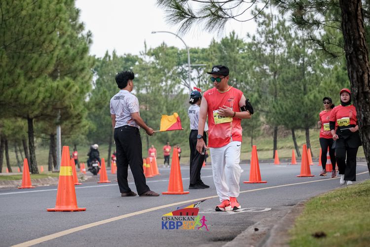 Race photo from CISANGKAN KBP CITY RUN 2025