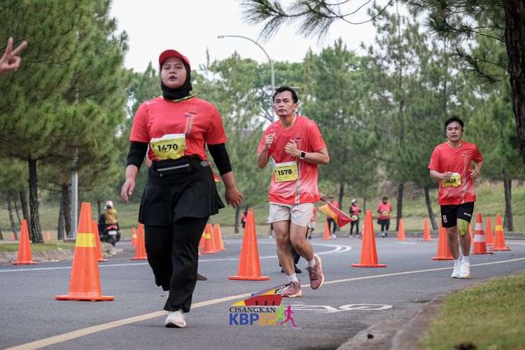 Race photo from CISANGKAN KBP CITY RUN 2025
