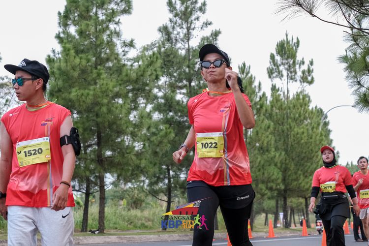 Race photo from CISANGKAN KBP CITY RUN 2025